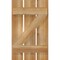 Ekena Millwork Spaced Board-n-Batten Shutters w/Z-Bar, Rough Sawn Western Red Cedar, 17 1/8W x 28H, PR RBS06Z17X028RWR - alternate 3